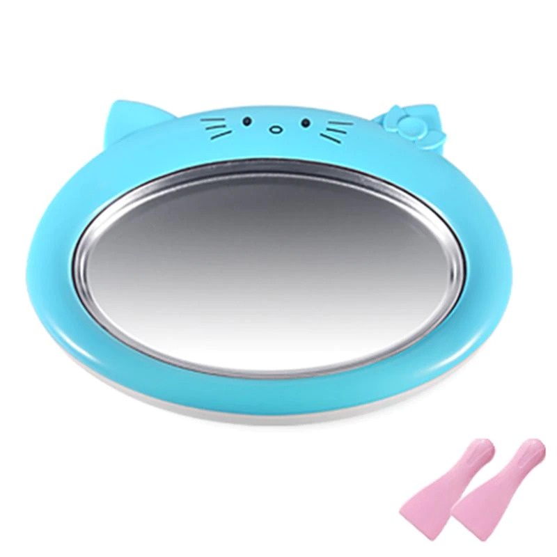 gs8a enhor wadah pembuat es krim dan yogurt fried ice pan - hh502 - blue Or-i