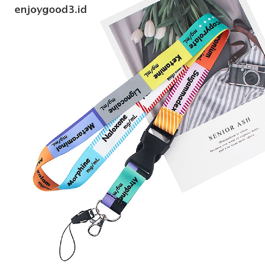 (Rready Stock) Tali Lanyard Gantungan Kunci Seri ICU Untuk Dokter / Teman