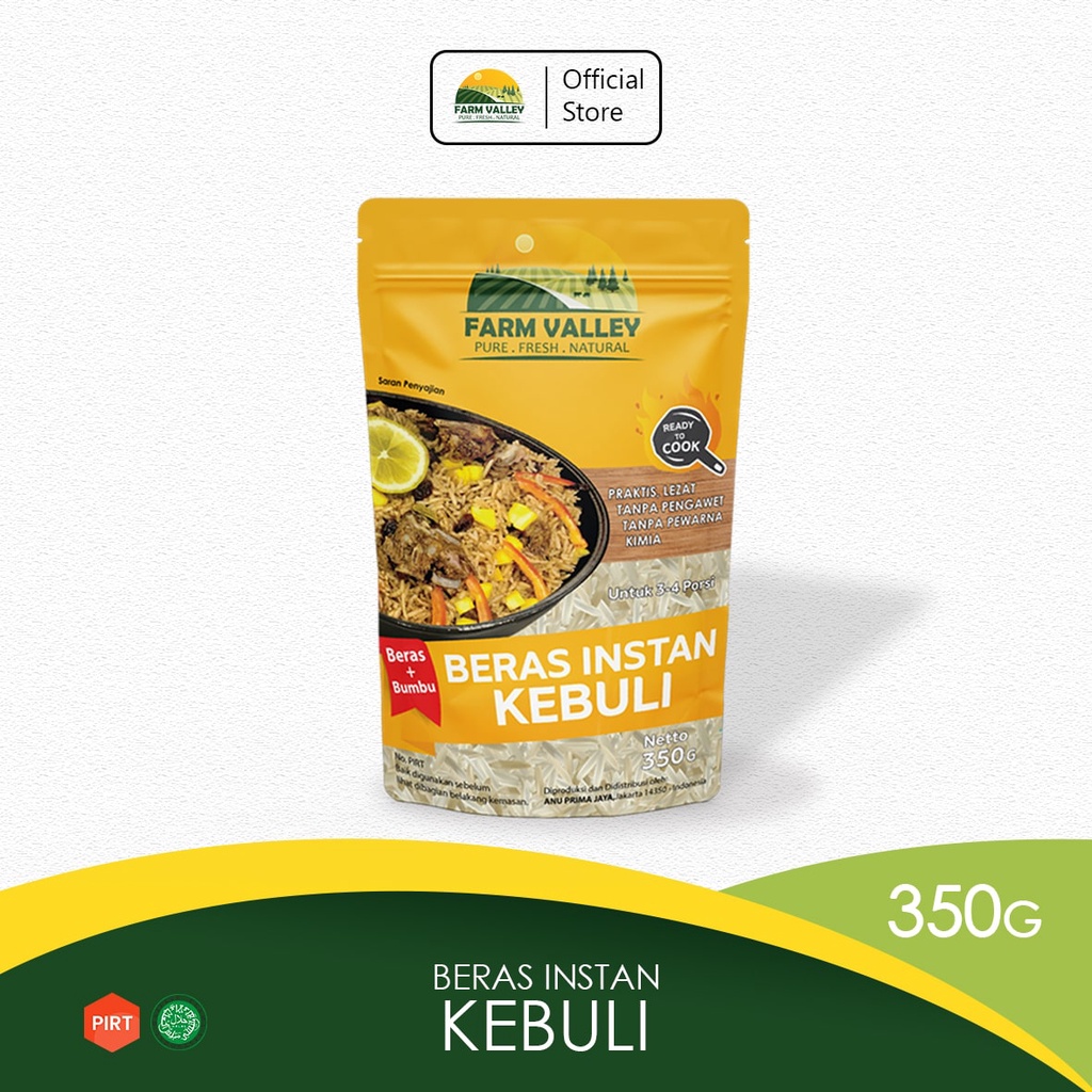 

Nasi Kebuli Instan Farm Valley 350 gram
