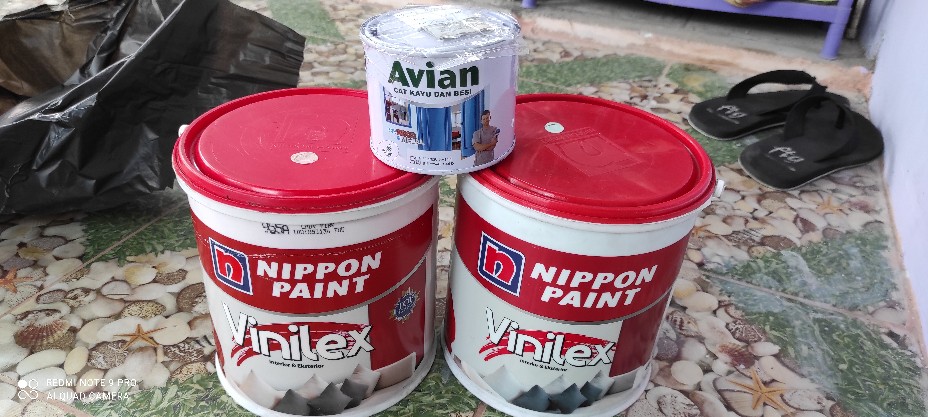 Cat Tembok Vinilex Bunga 5kg Nippon Paint Cat Interior Dinding