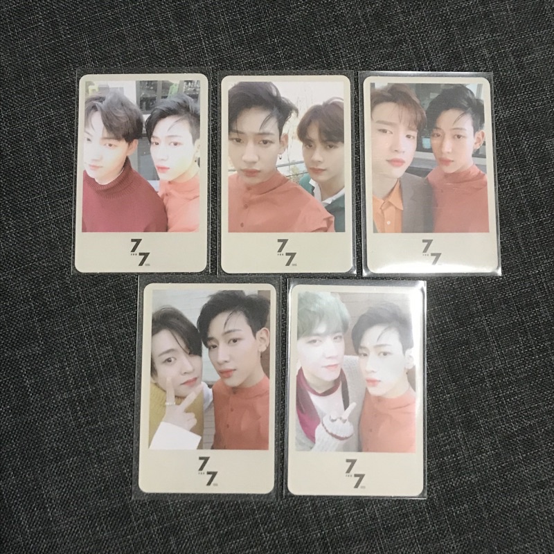 GOT7 7for7 Unit with Bambam Photocards PC