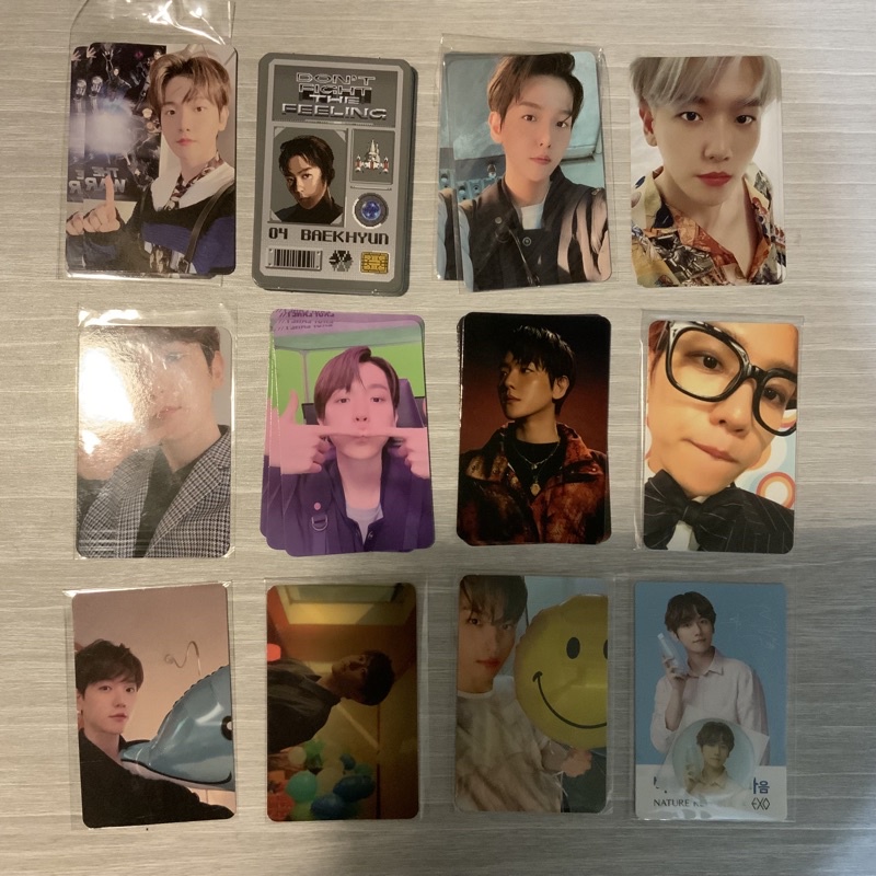 [READY STOCK] EXO BAEKHYUN OFFICIAL PHOTOCARD PC DFTF BAMBI CANDY DELIGHT NATREP HEY MAMA JAPAN EXOL