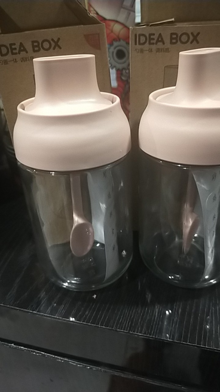 Idea Box Botol Kaca Tempat Bumbu Minyak Honey Kitchen Seasoning Pot Kaca / Beling