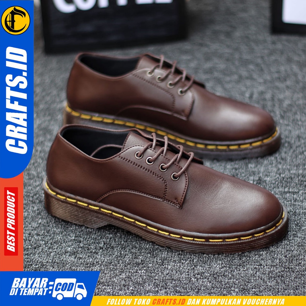 Sepatu Boot Docmart Casual Pantofel Kerja Pria CRAFT WINGTIF