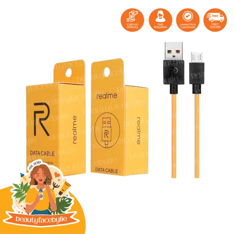 Kabel Data Realme Type C / Micro Usb Cable Fast Charging