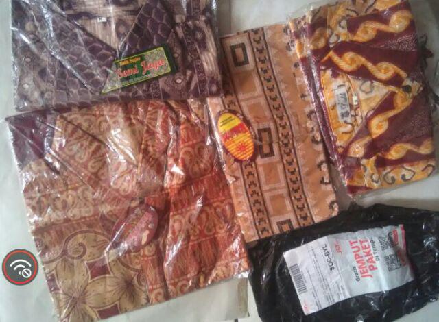 Cuci Gudang Kemeja Batik Katun Motif Campur. Tidak Bisa Seragam. Harga Normal 40ribuan
