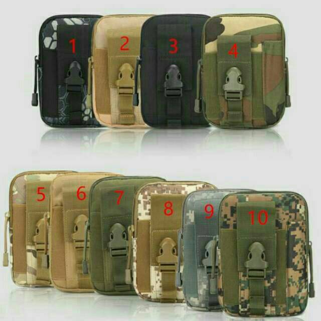 TAS PINGGANG HP ARMY TACTICAL OUTDOOR