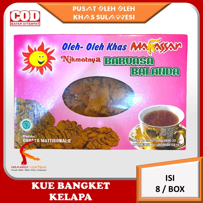 

Kue Baruasa Balanda Khas Sulawesi 150 gr