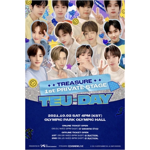 BACA DESKRIPSI Jasa CO Tiket TREASURE 1ST PRIVATE STAGE [TEU-DAY], 02 Okt 2021