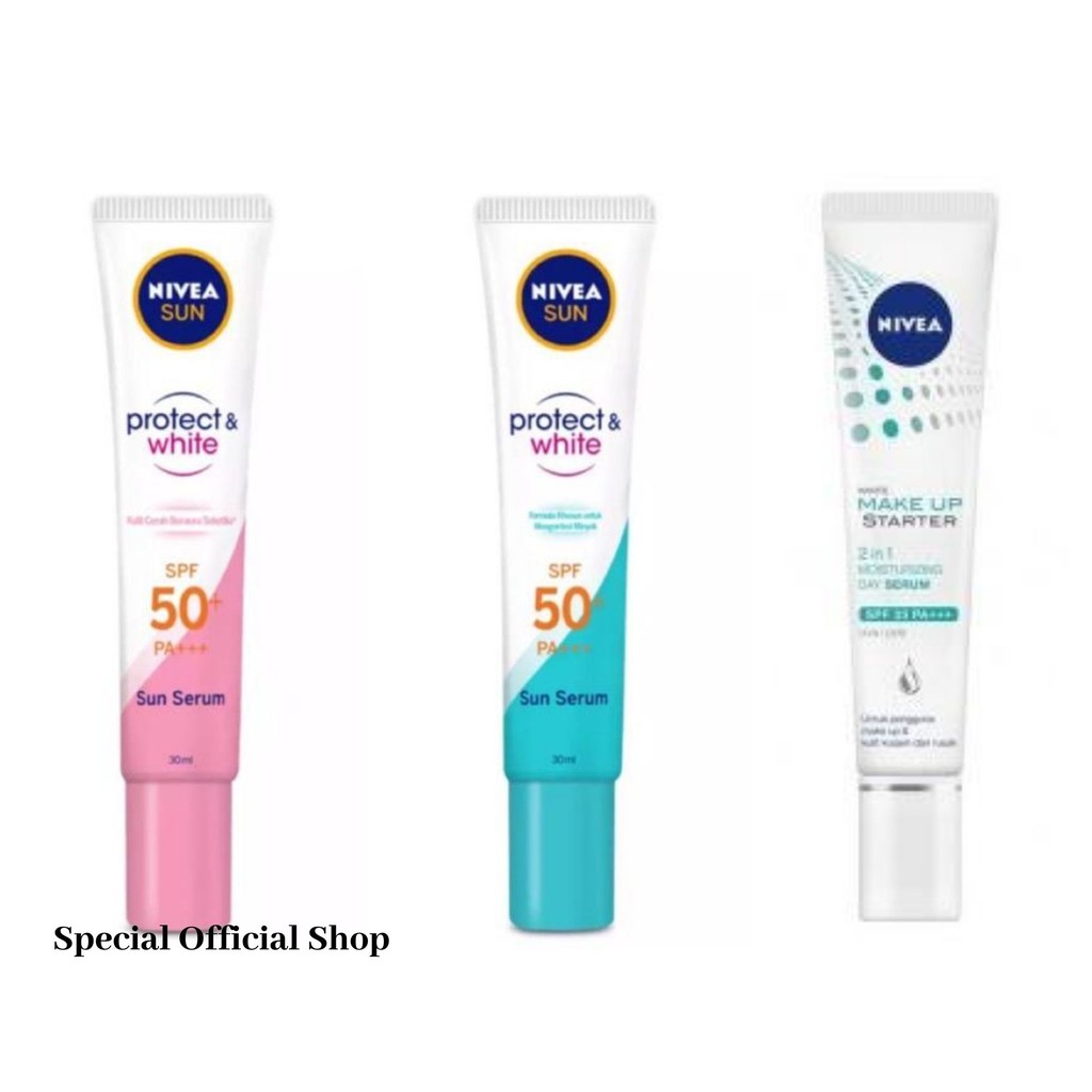 NIVEA Sun Face Protection Serum Oil Control , instant Aura & Make Up Starter White Day Serum