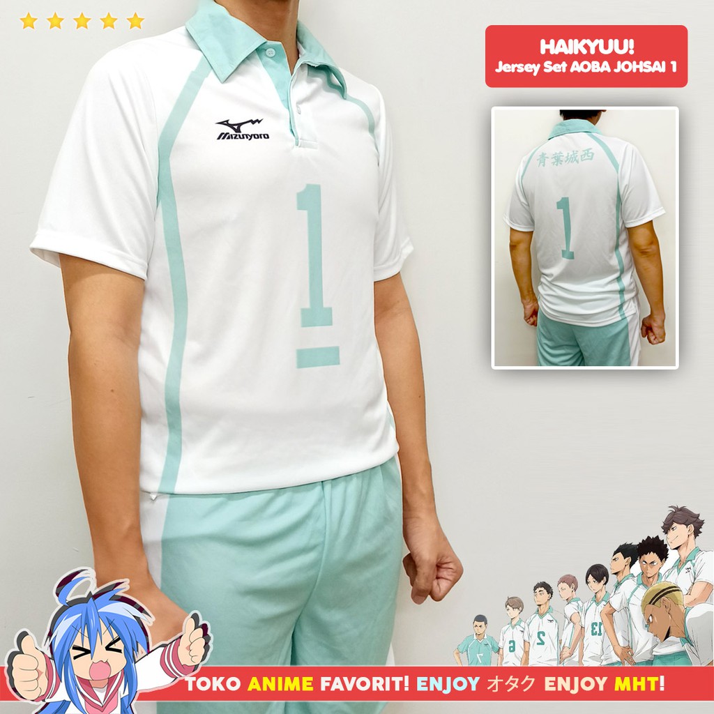 Kostum Anime Cosplay Haikyuu Aoba Johsai Seijoh Jersey Set Oikawa Toru