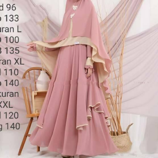 Bigsale 1 1 Size M L Xl Xxl Baju Gamis Wanita Terbaru Model Pesta Kekinian Ceruty Babydoll Polos Shopee Indonesia