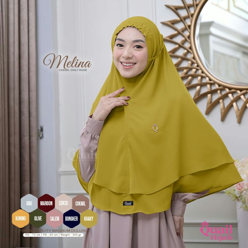 Hijab Instan Melina Daily Original Quail / Style Hijab