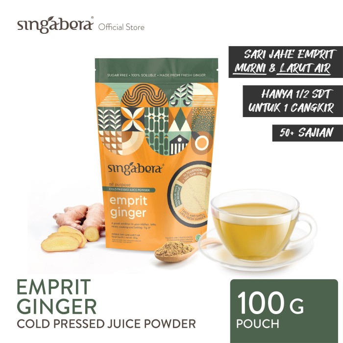 

Singabera Cold Pressed Ginger Powder 100g - Serbuk Jahe (BERKUALITAS)