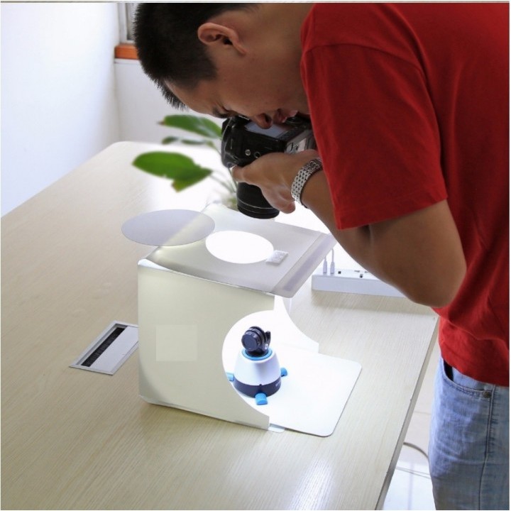 Portable Folding LED Mini Photo Studio with LED Light 22 x 23 x 24 cm