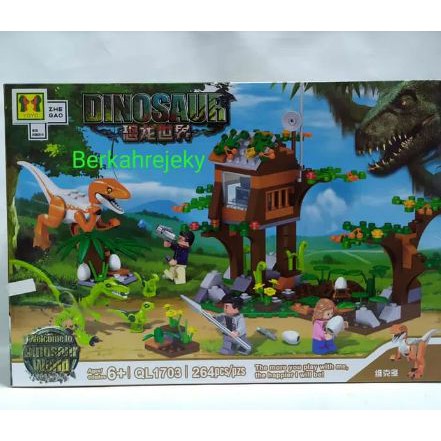 BARU LEGO DINOSAURUS RUMAH POHON QL 1703