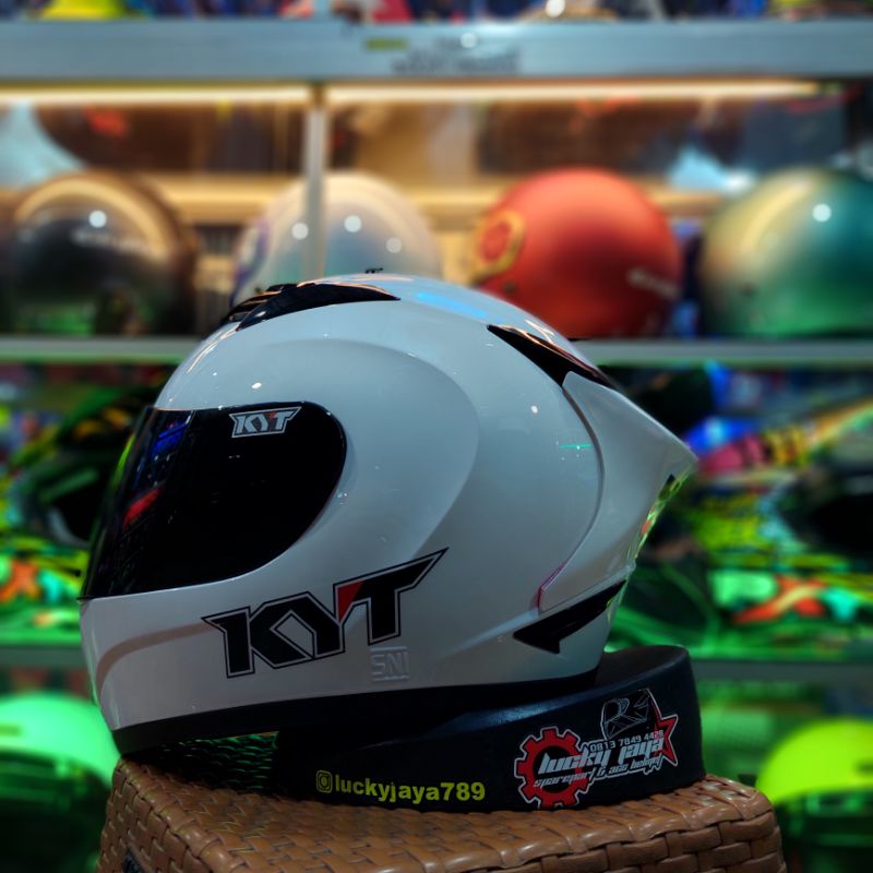KYT R-10 SOLID PAKET GANTENG