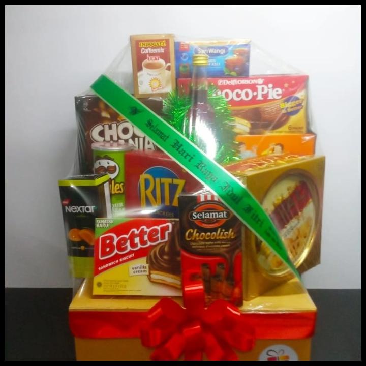 

Parcel Snack lebaran atau hampers idul Fitri