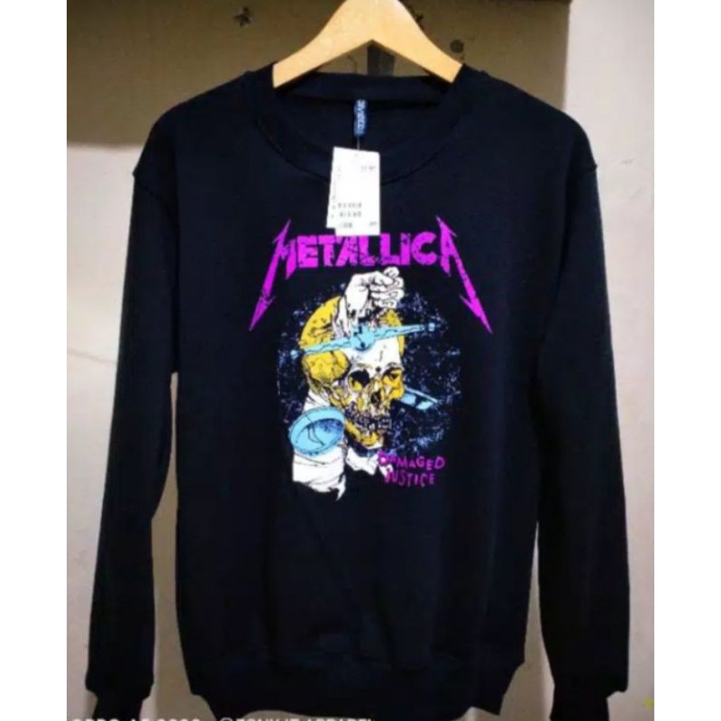 

CREWNECK METALICA FULL TAG FREE PAPERBAG (COD)