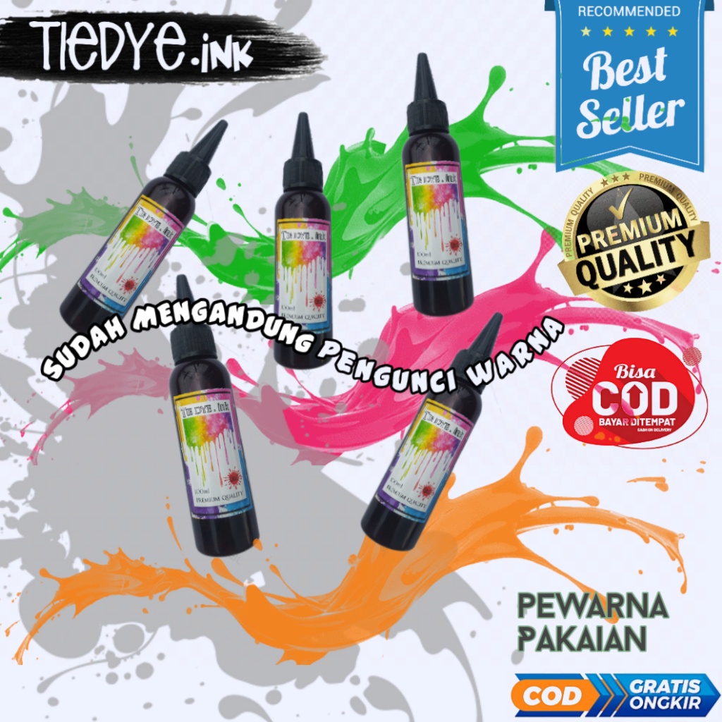 Pewarna Pakaian / kaos / Hoddie /celana / Bukan Wantex Murah