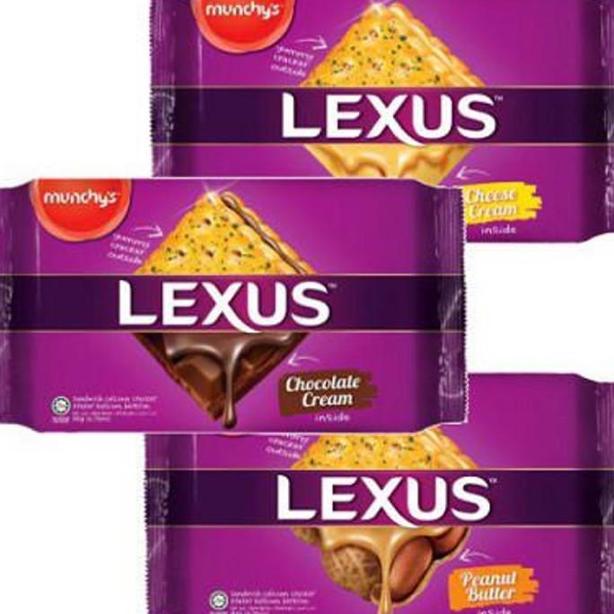 

Big Sale Munchy's Lexus Chocolate Cream 95 gram isi 5 sachet Big Sale