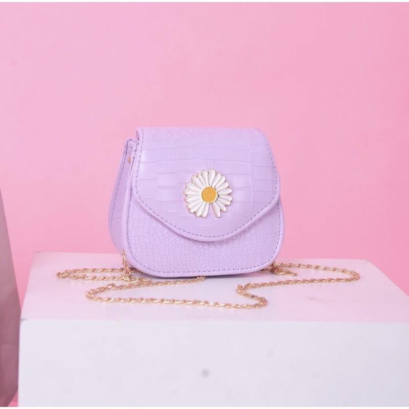 (COD) TAS SELEMPANG WANITA DAISY FLOWER