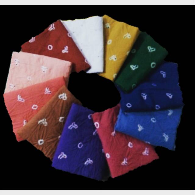 Bahan katun jumputan