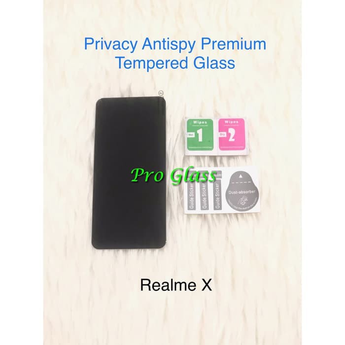 REALME X Privacy Anti Spy / Antispy Premium Tempered Glass Magic Glass