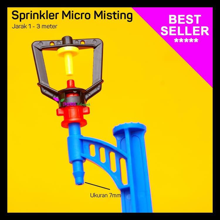 SPRINKLER MIKRO KUNING MISTING DAN CAGAK SPRINKLER SET