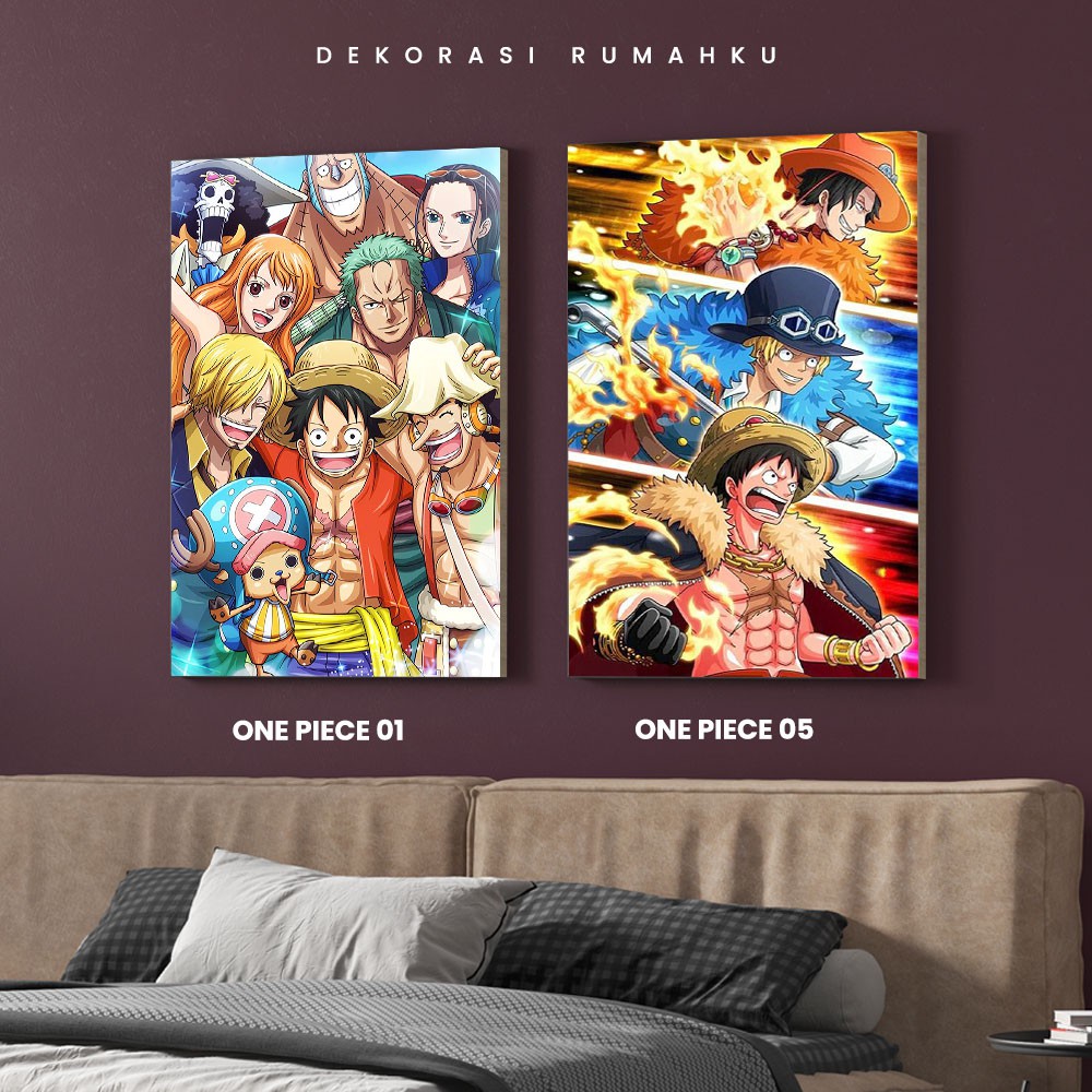 Pajangan ONE PIECE ANIME hiasan dinding rumah wall decor dekorasi kamar Wall Decor HOME DEKOR Anime
