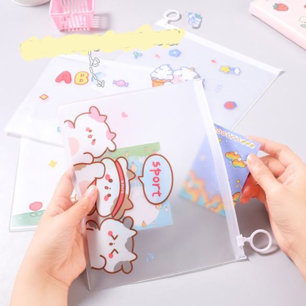 Zipperbag tempat pensil cute cow sapi lucu MK1151-3
