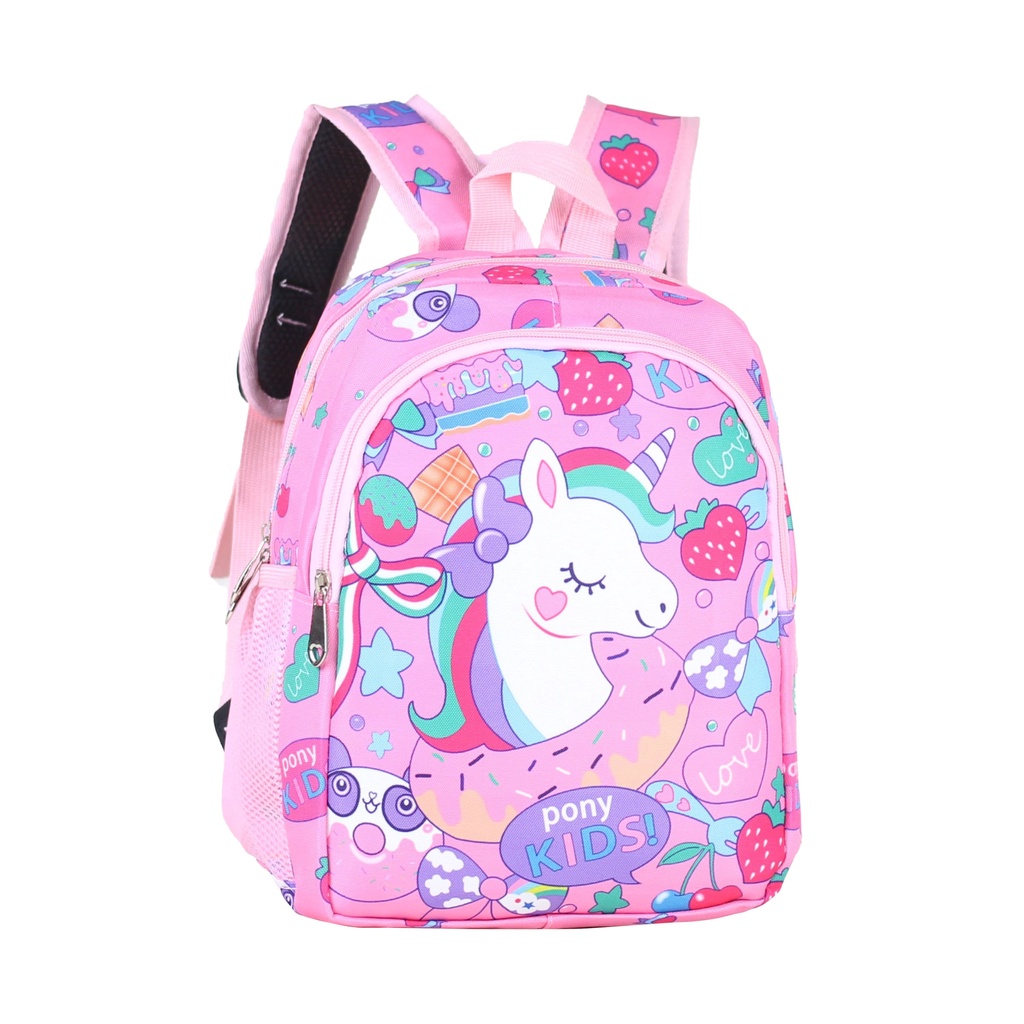 Tas Lucu Ransel Karakter Pony Pink Backpack Lucu Import Tebal Tas Anak Tk Fashion Anak