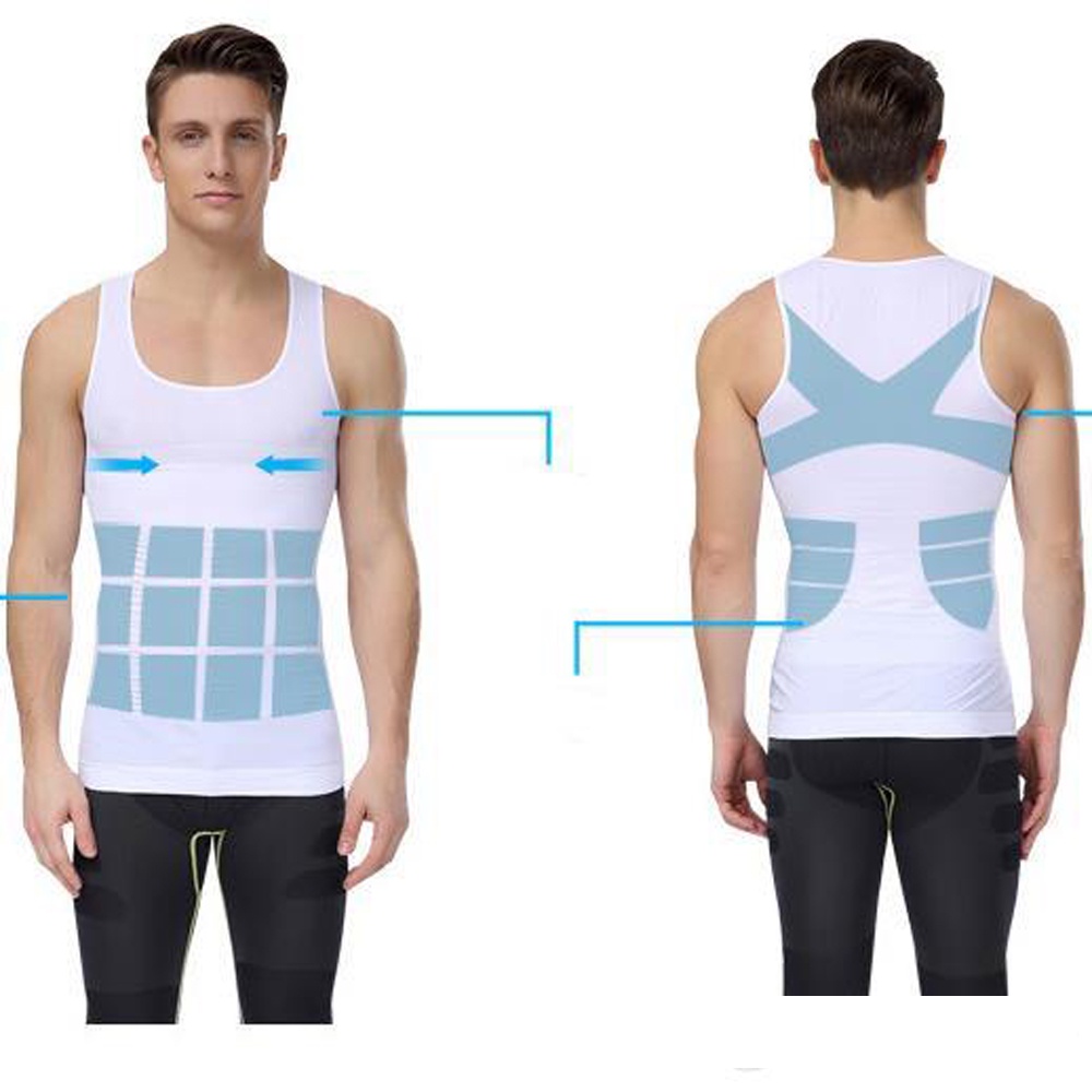 Slim N Lift Slim N Fit Body Shaping For Man Kaos Dalam Pria Baju Singlet Baju Pelangsing Pria