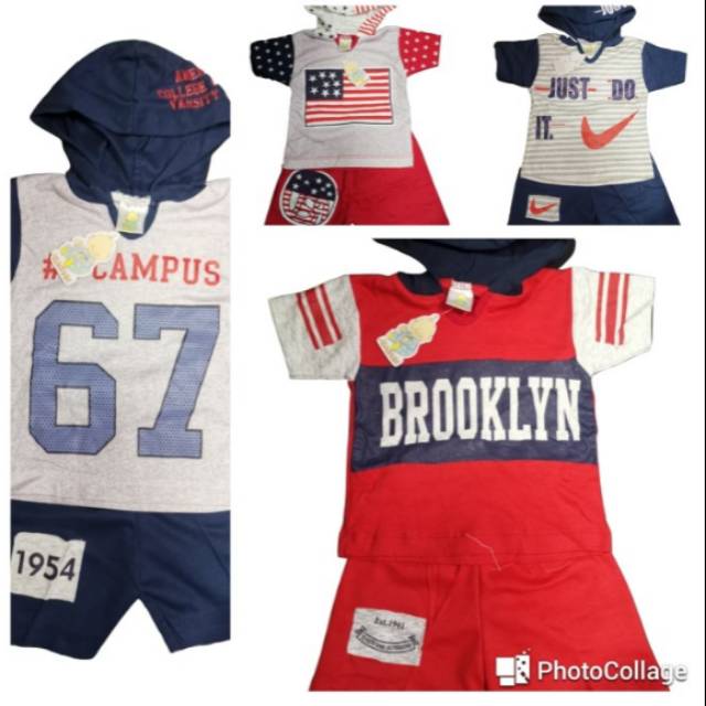 Stelan topi anak usia 6-12 bulan