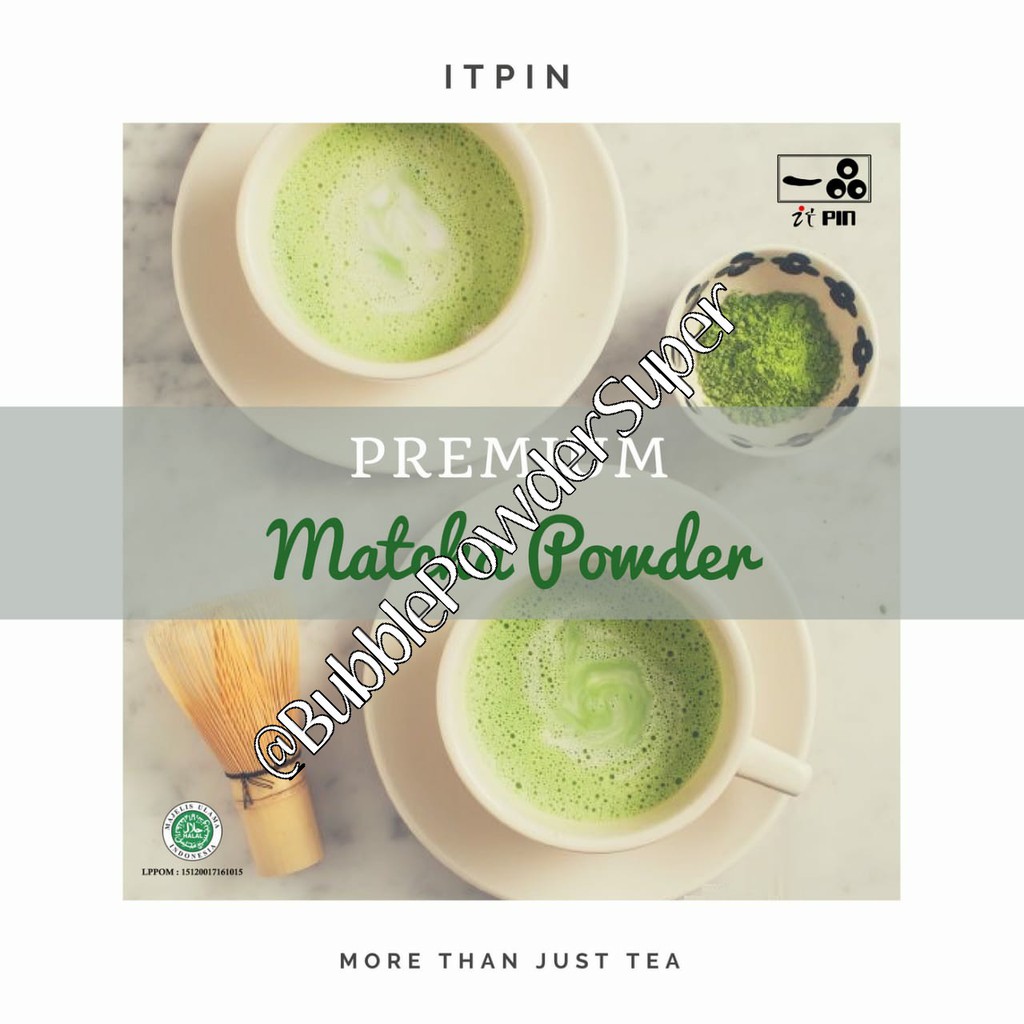 

[FREE BUBBLE MINI 100GR*] Matcha Latte Powder / Serbuk Matcha Latte @1kg