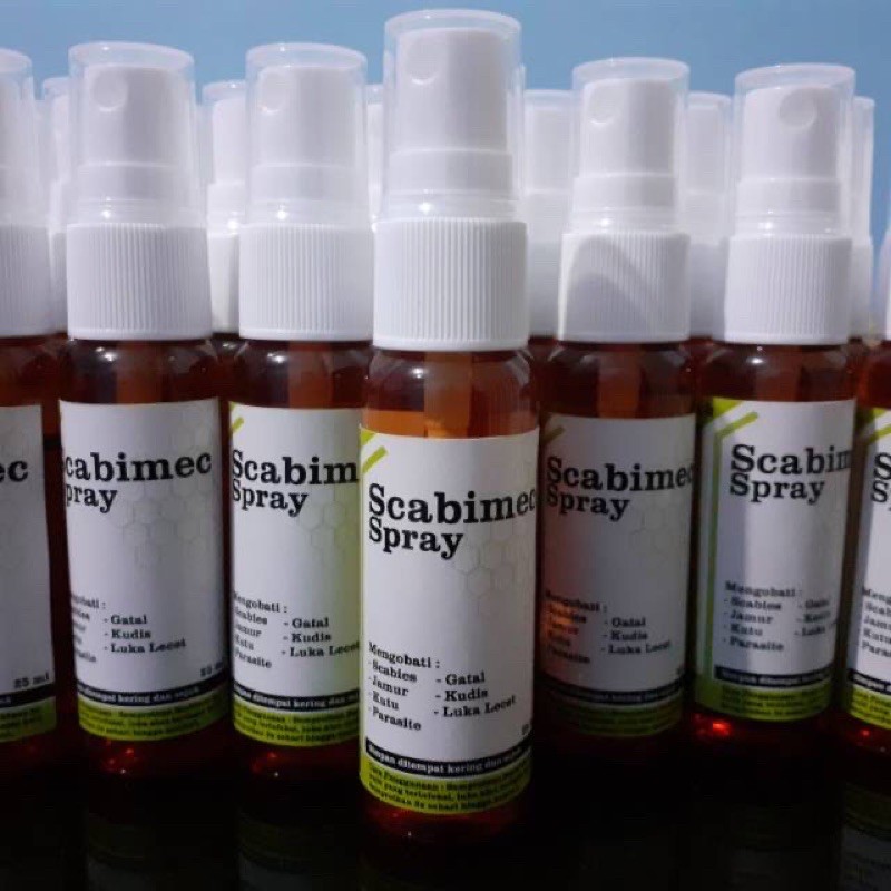 Scabimec spray Obat untuk scabies kucing