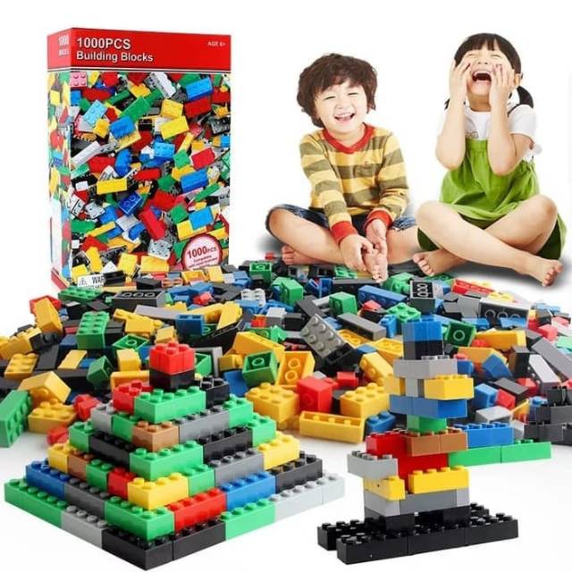 READY Mainan Anak LEGO BRICK BUILDING BLOCK 1000pcs | Shopee Indonesia