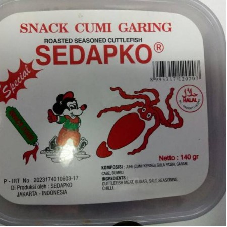 

RND 1183 Snack Cumi Garing - Abon Juhi Panggang Sedapko