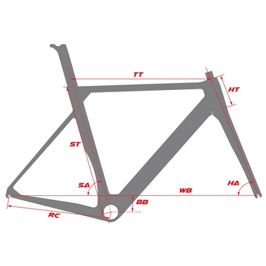 FRAME BALAP ROADBIKE  MOSSO 701 TB/TCA