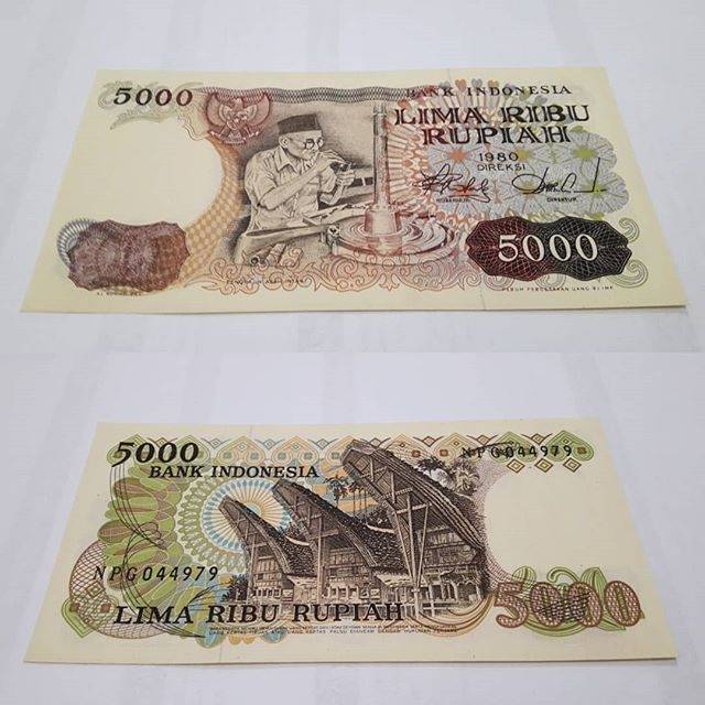 5000 asah intan 1980 UNC