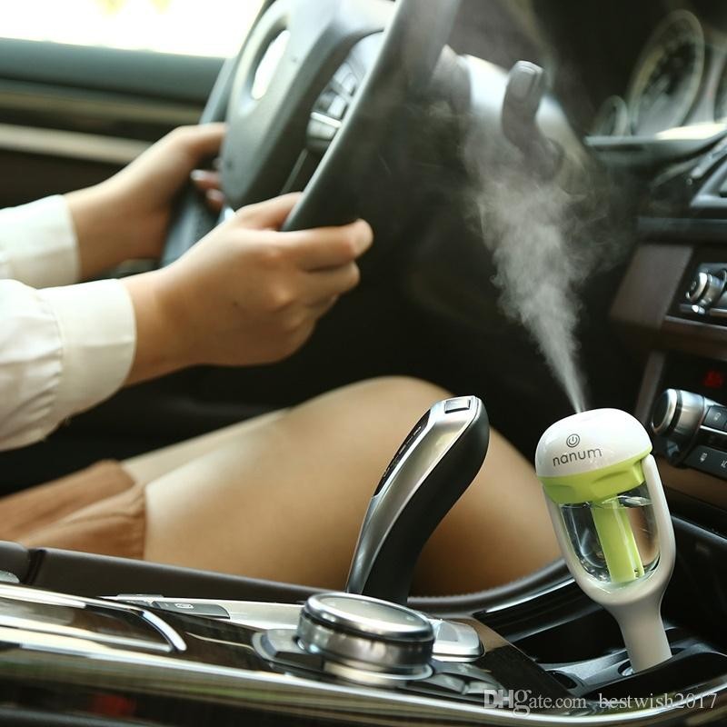 UAP KABIN MOBIL/ CAR HUMIDIFIER NANUM DENGAN AROMA TERAPI DIFFUSER