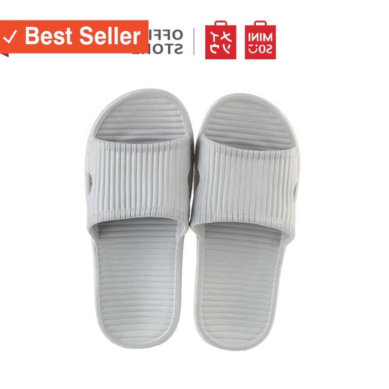 SANDAL WANITA KAKI MURAH / MINISO Sandal Kamar Mandi Simple Striped