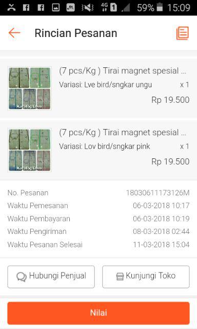 Tirai Magnet Spesial Motif Onthel