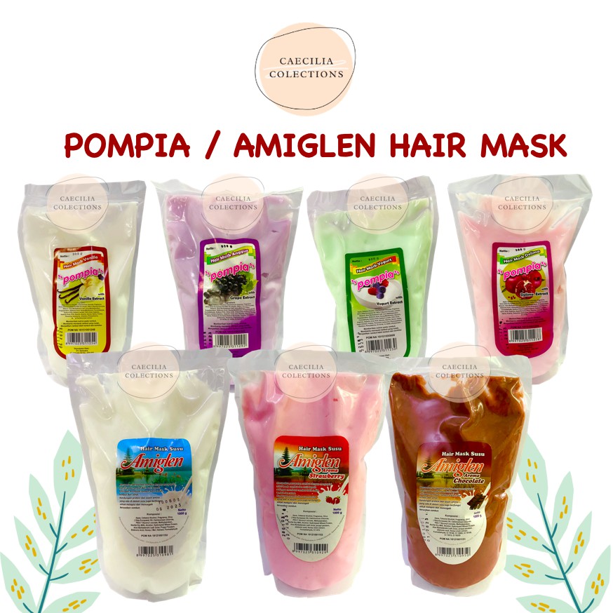 CC - Pompia Hair Mask / Amiglen Hair Mask / masker rambut 900 ml