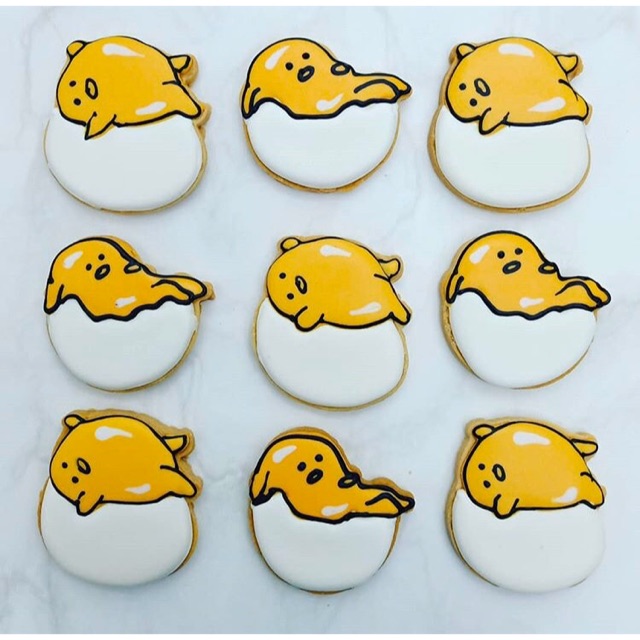 

Gudetama Custom Made Butter Cookies - Pre Order H-3 Series 13