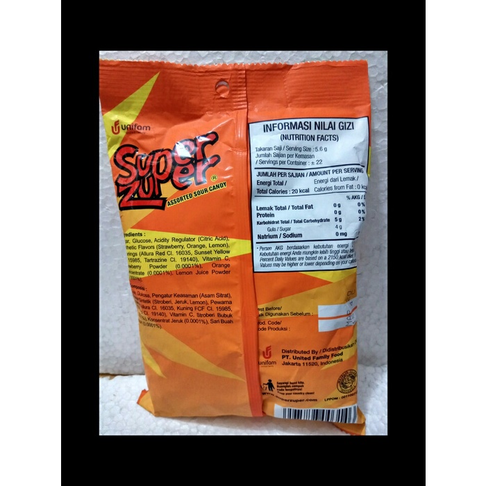 

ds011vs Permen Super Zuper (Isi 50 Pcs @3Gr) Vxv2X01V
