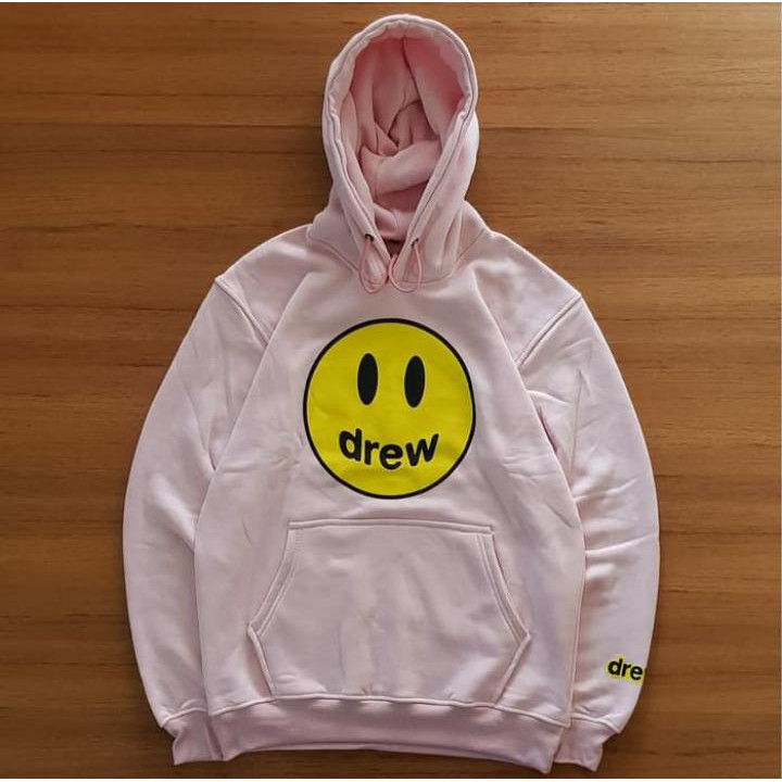 HOODIE DREW SMILE Drew House Justin Bieber Smiley-Face FLEECE