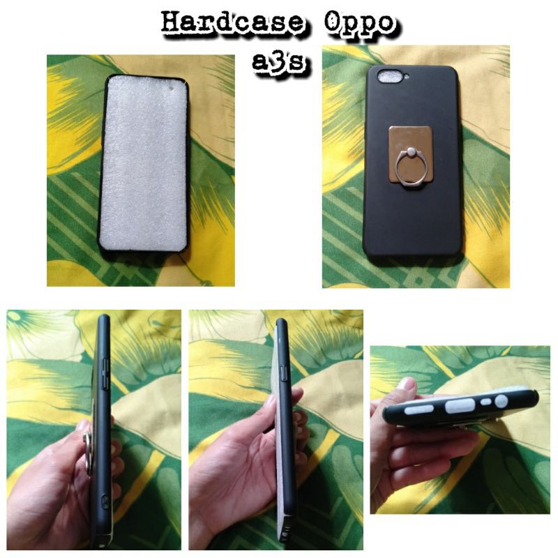Hardcase Full Hitam Oppo a3s||Case HP