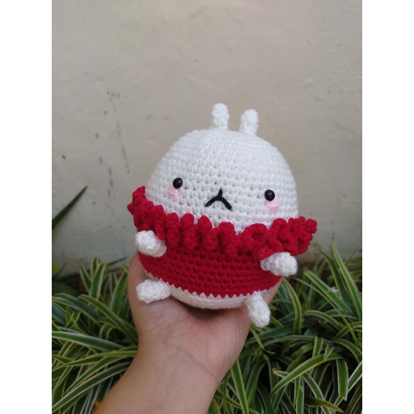 boneka rajut amigurumi molang
