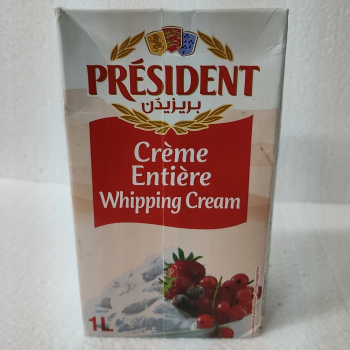 

Krim- President Whipping Cream 1Liter -Krim.